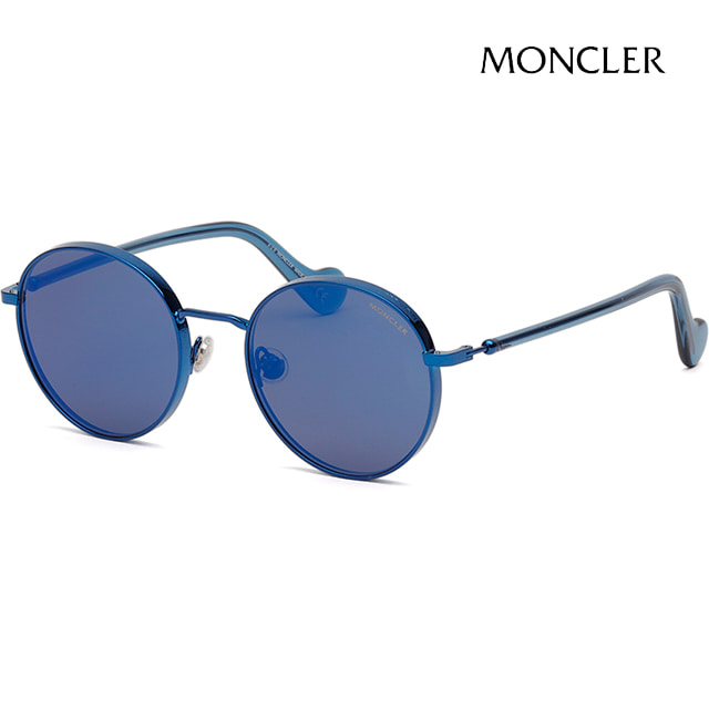 몽클레어 선글라스 ML0146 90X 투명 블루 미러 명품